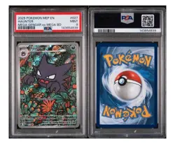 PSA 9 Mint 2025 Pokemon Mep En Haunter Mega Gengar ex Mega BD #027 - Image 3