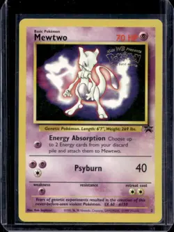 1999 Pokemon Wizards Black Star Promos Mewtwo #3 - Image 1