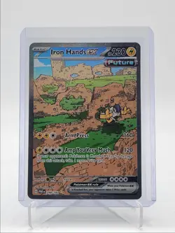 IRON HANDS EX 2023 POKEMON PARADOX RIFT SPECIAL ILLUSTRATION 248/182 Q5542 - Image 1