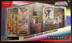 Pokemon Prismatic Evolutions Premium Figure Collection New Factory Sealed - Image 1