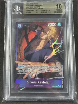 2025 One Piece Carrying OP13 066 Silvers Rayleigh Alt Art SR BGS 10 - Image 1