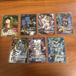 One Piece Miracle Battle Cardass Omega Rare Lot Luffy SP Law Enel Gol D. Roger - Image 1