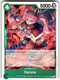 One Piece OP-10 Royal Blood Perona #OP10-036 NM - Image 1