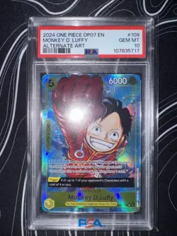 MONKEY D.luffy Alt art Op07-109 2024 ONE PIECE - Image 3