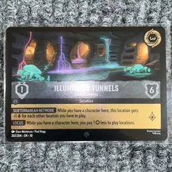 Disney Lorcana Whispers in the Well Illuminary Tunnels 202/204 Super Rare Foil - Image 2