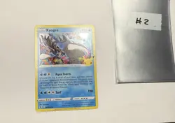Pokemon TCG 25th Anniversary Celebrations Kyogre Holo Rare Card 003/025 NM - M - Image 3