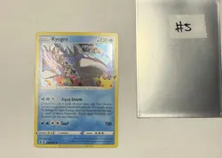Pokemon TCG 25th Anniversary Celebrations Kyogre Holo Rare Card 003/025 NM - M - Image 5