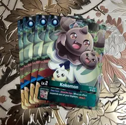 Digimon Card Game Playset Kokomon EX4-002 U Foil Starter Deck 17: Double Typhoon - Image 1