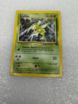 Scyther 26/64 - Jungle Rare - Vintage Pokemon Card TCG - Image 1