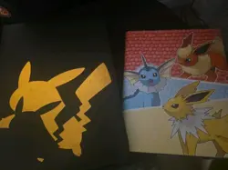 POKEMON CARDS 2 BINDERS 1 AMERICAN 1 JAPANESE - Image 1