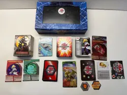 Bakugan HUGE cards lot x179 Gate metal cards holo lenticular Power House box ! - Image 2