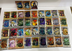 Bakugan HUGE cards lot x179 Gate metal cards holo lenticular Power House box ! - Image 3