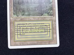 MTG English Bayou lightly Played Normal Revised Magic The Gathering Dual Land - Image 3
