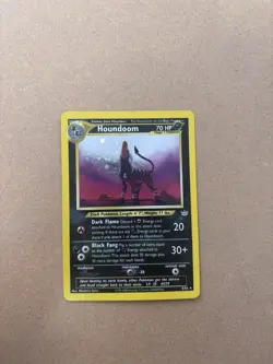 Houndoom 8/64 Neo Revelation Rare Vintage Pokemon Card 2000 WOTC - Image 2