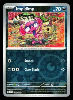 Impidimp 94/142 Stellar Crown NM Reverse Holo Pokemon Card TCG - Image 1