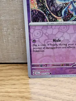 Elgyem 73/162 Temporal Forces Reverse Holo Pokemon Card TCG - Image 5