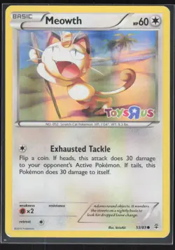 Meowth - 53/83 (Toys R Us Promo) Promo Miscellaneous Cards & Products 053/083 MP - Image 1