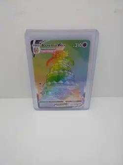Alcremie VMAX (Secret) 073/072 Shining Fates Holo Rainbow Pokemon Card - Image 1