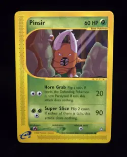Pokemon TCG - PINSIR - 101/147 - E-CARD SERIES: AQUAPOLIS (2003) - HP - Image 1