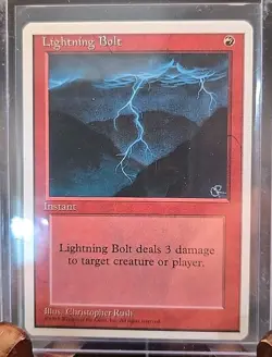 Lightning Bolt Core Set 4th Edition MTG Regular Near Mint - Image 3