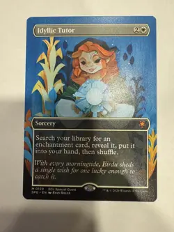 MTG Idyllic Tutor (Borderless) M 0129 Lorwyn Eclipsed Special Guests Mythic NM/M - Image 1