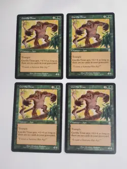 MTG Playset 4x Gorilla Titan (Odyssey/Green/U) - BGM - Image 1