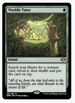 Worldly Tutor Dominaria Remastered Foil - Image 1