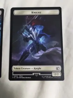 Hero (0003) Knight (T0010) Double-Sided Token Final Fantasy Regular MTG - Image 2