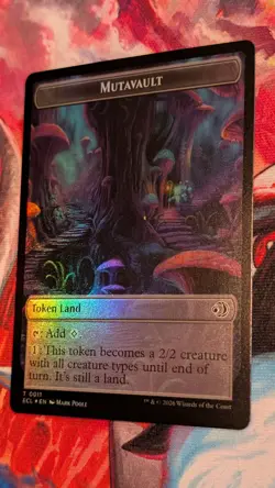 Mutavault & Elk Foil Token T0002/0011 Lorwyn Eclipsed Magic MTG NM Double Sided - Image 4