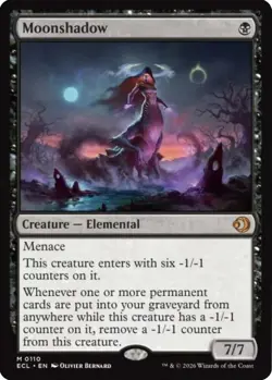MTG Moonshadow - Foil, NM-Mint, English Lorwyn Eclipsed - Image 1
