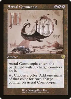 NM Foil Astral Cornucopia, MTG, The Brothers' War Retro Artifacts, Magic, 68 - Image 1