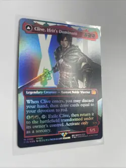 Clive, Ifrit's Dominant (Borderless) (0385) Final Fantasy Foil - Image 3