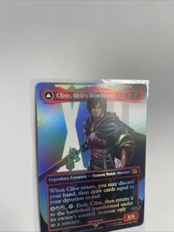 Clive, Ifrit's Dominant (Borderless) (0385) Final Fantasy Foil - Image 4