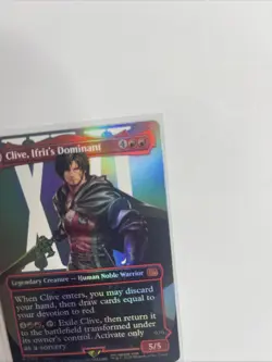 Clive, Ifrit's Dominant (Borderless) (0385) Final Fantasy Foil - Image 5