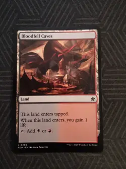 mtg bloodfell caves foundations - Image 1