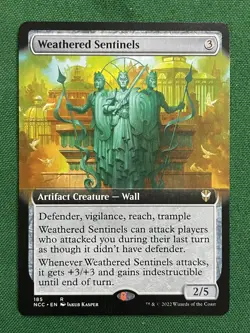 Weathered Sentinels (Extended Art) R Commander: Streets of New Capenna 185 NM - Image 1