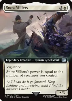Snow Villiers Extended Art 0432 MTG FINAL FANTASY Uncommon NP - Image 1