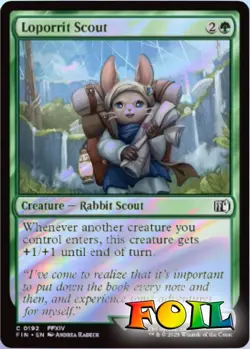 Loporrit Scout 0192 MTG FINAL FANTASY Common NP Foil - Image 1