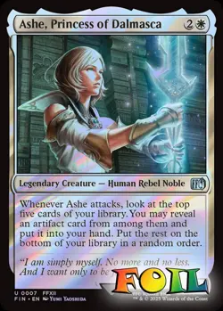 Ashe Princess of Dalmasca 0007 MTG FINAL FANTASY Uncommon NP Foil - Image 1