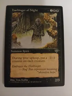 Harbinger of Night MP MTG Magic the Gathering Mirage - Image 1