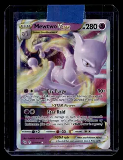 2022 Pokemon GO Mewtwo VSTAR Holo Rare #31/78 - Image 1