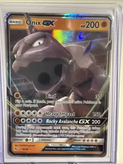 Onix GX - 36/68 - Pokemon Hidden Fates Sun & Moon Ultra Rare Card NM - Image 1