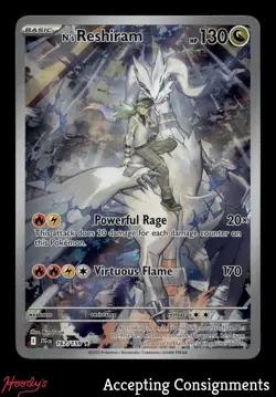 2025 Pokemon TCG Scarlet & Violet Journey Together #167 N's Reshiram IR - Image 1