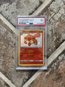 Charmeleon Holo SV7/SV94 S&M Hidden Fates 2019 Pokemon Card PSA 9 - Image 1