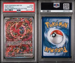 2025 POKEMON MEP EN-ME BLACK STAR PROMO #024 ORICORIO EX PSA 10 - Image 3