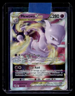 2022 Pokemon GO Mewtwo VSTAR Holo Rare #31/78 - Image 1