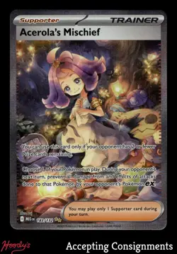 2025 Pokemon TCG Mega Evolution #183 Acerola's Mischief SIR - Image 1