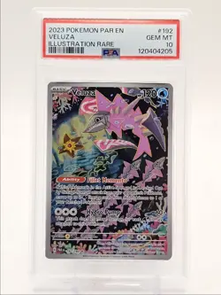 VELUZA 2023 POKEMON PARADOX RIFT ILLUSTRATION RARE 192/182 PSA 10 Q0004 - Image 1