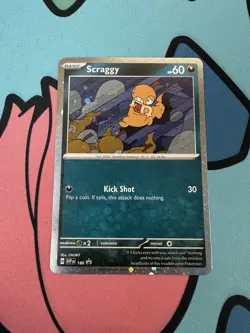 Scraggy SVP 186 Cosmos Holo - Pokemon Black Star Promo - Journey Together NM - Image 1