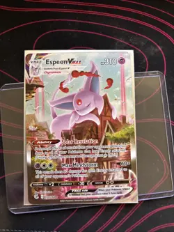 Pokemon Espeon VMAX TCG Secret Rare Alt Art 270/264 Fusion Strike - Image 1